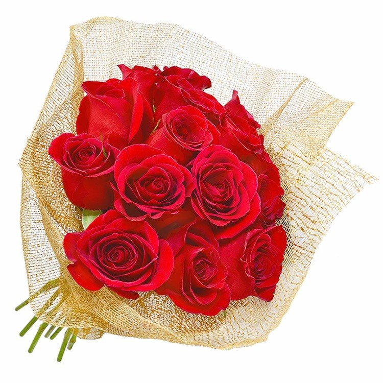 Maço 08 rosas vermelhas