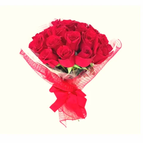Maço 15 rosas vermelhas
